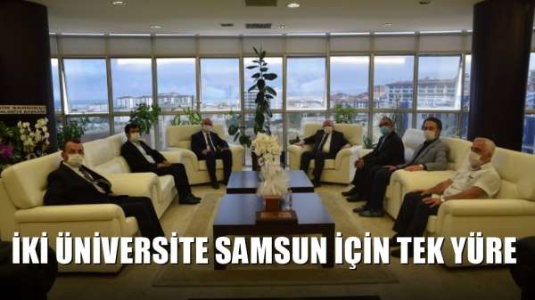 İki üniversite Samsun için tek yürek