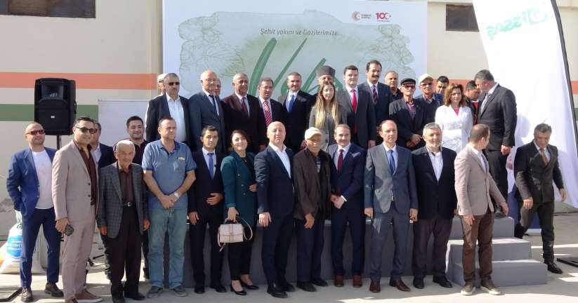 Terme'de Şehit Yakını ve Gazilerimize Vefa Projesi Kapsamında Gübre Dağıtımı - SAMSUN haber