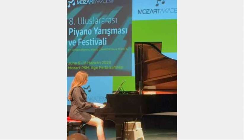 Piyano festivalinde Düzce'yi temsil etti - Düzce haber