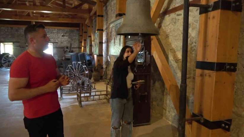 Zile kent müzesinde bulunan 121 yıllık çan dikkat çekiyor - Tokat haber