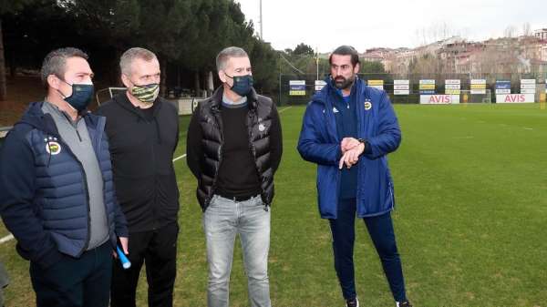 Fenerbahçe Başkanı Ali Koç, Yönetim Kurulu Üyeleri Mustafa Kemal Danabaş ve Sela