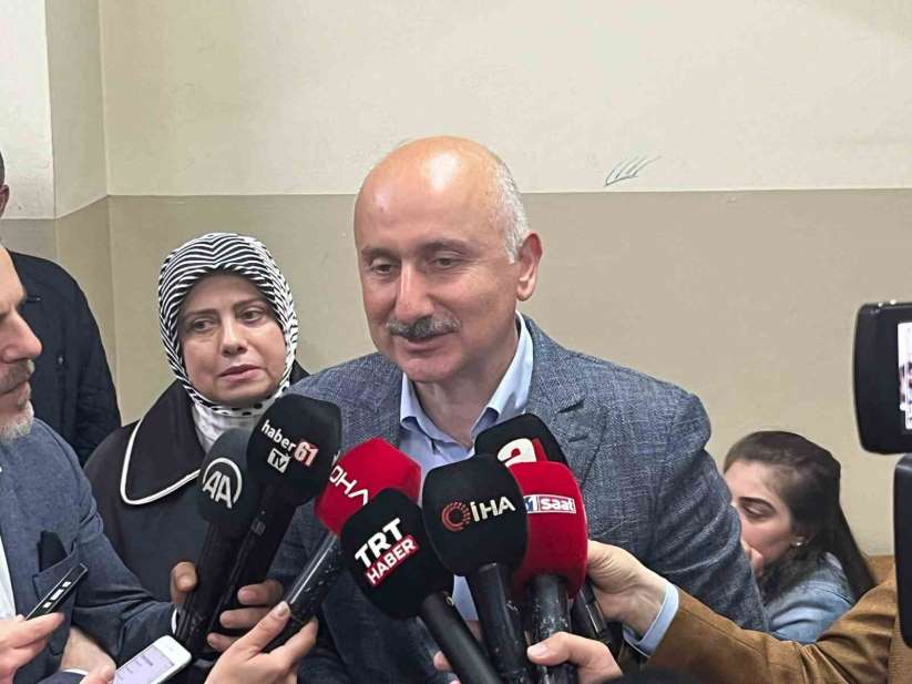 Bakan Karaismailoğlu, Trabzon'da oyunu kullandı