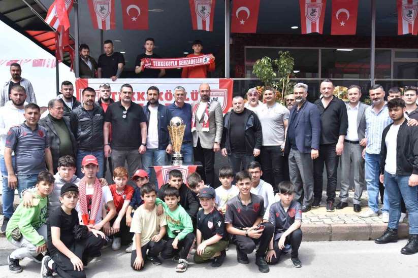 Samsunspor'un şampiyonluk kupası Tekkeköy'de