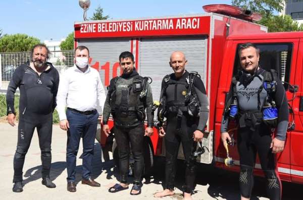 Ezine Belediyesi dalgıç ekibi oluşturdu