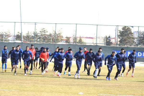 BB Erzurumspor, MKE Ankaragücü maçı hazırlıklarını tamamladı 