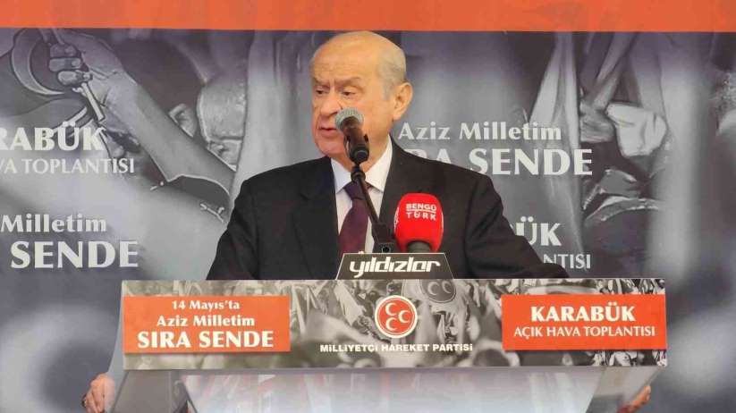 MHP Genel Başkanı Bahçeli, Karabük'te halka hitap etti