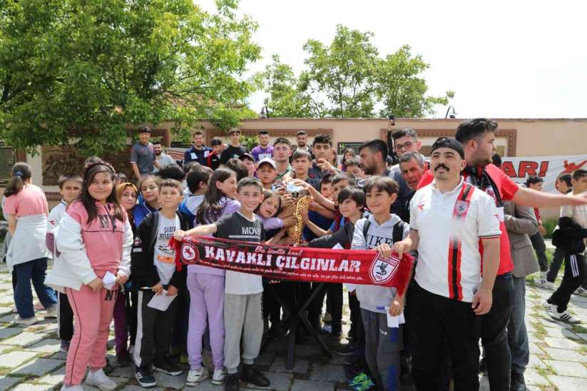 Samsunspor'un şampiyonluk kupası Kavak'ta