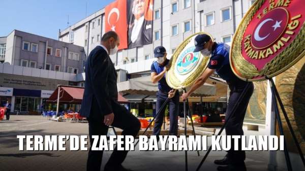Terme'de Zafer Bayramı kutlandı
