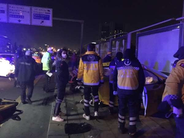 Ankara'da zincirleme kaza: 1 ölü, 5 yaralı 