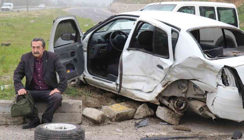 Bolu'da feci kaza kameraya yansıdı: 2'si ağır 7 yaralı