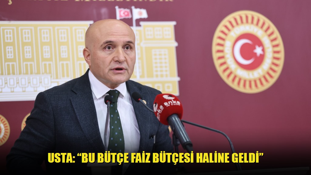 Usta: Bu bütçe faiz bütçesi haline geldi