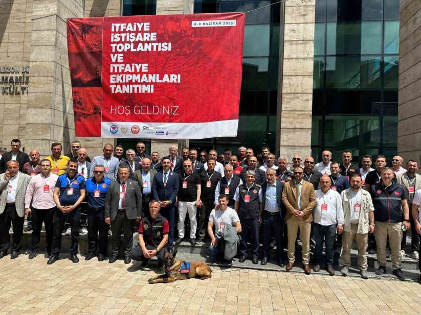 74 ilin itfaiyecileri Trabzon'da bir araya geldi