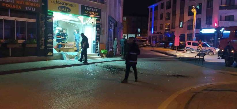 Bolu'da gaz sıkışması sonucunda tüp bomba gibi patladı