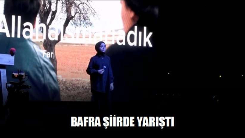 Bafra şiirde yarıştı