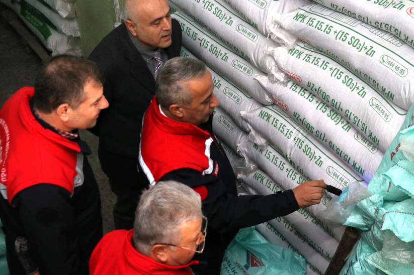 İlimizde Gübre Denetim Seferberliği Sürüyor