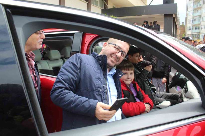 Sinop'ta yerli otomobil Togg'a yoğun ilgi